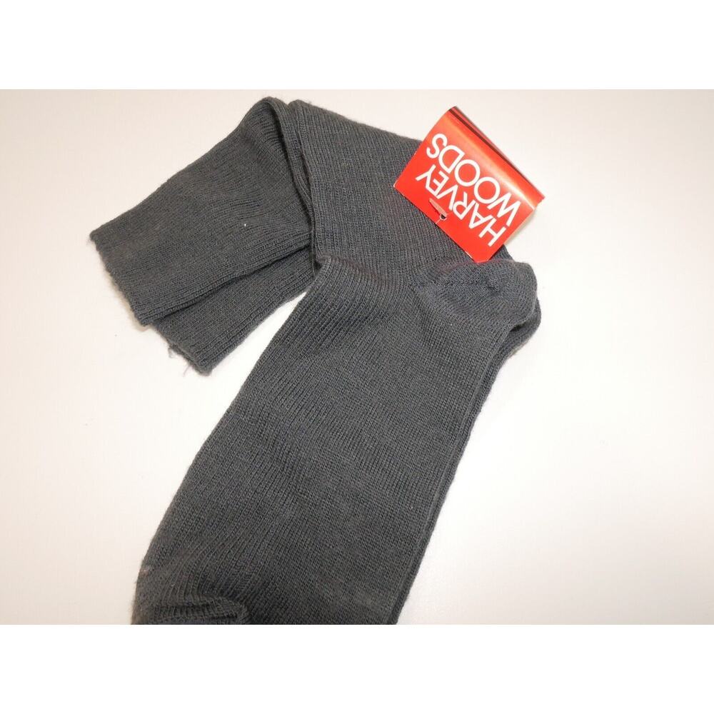 VTG Harvey Woods Canada Wool Blend Ultra Fresh Socks Gray Sz. 10 - 12